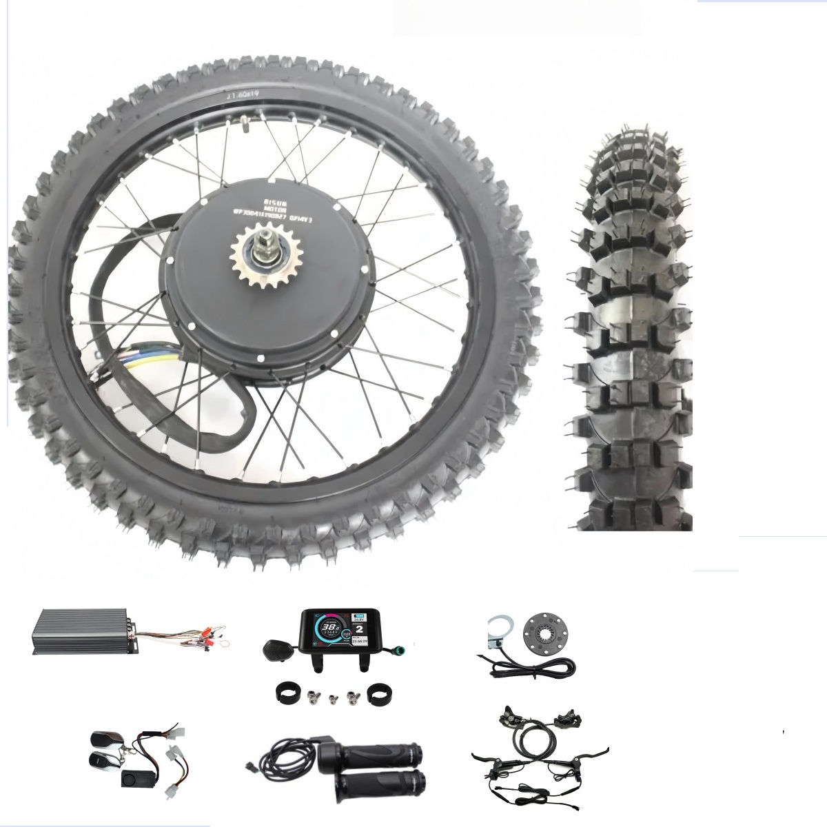 Ebike 48 В-72 В 3000-8000 Вт 1 – обзор и цена 72V 5000W Hub Motor Kit