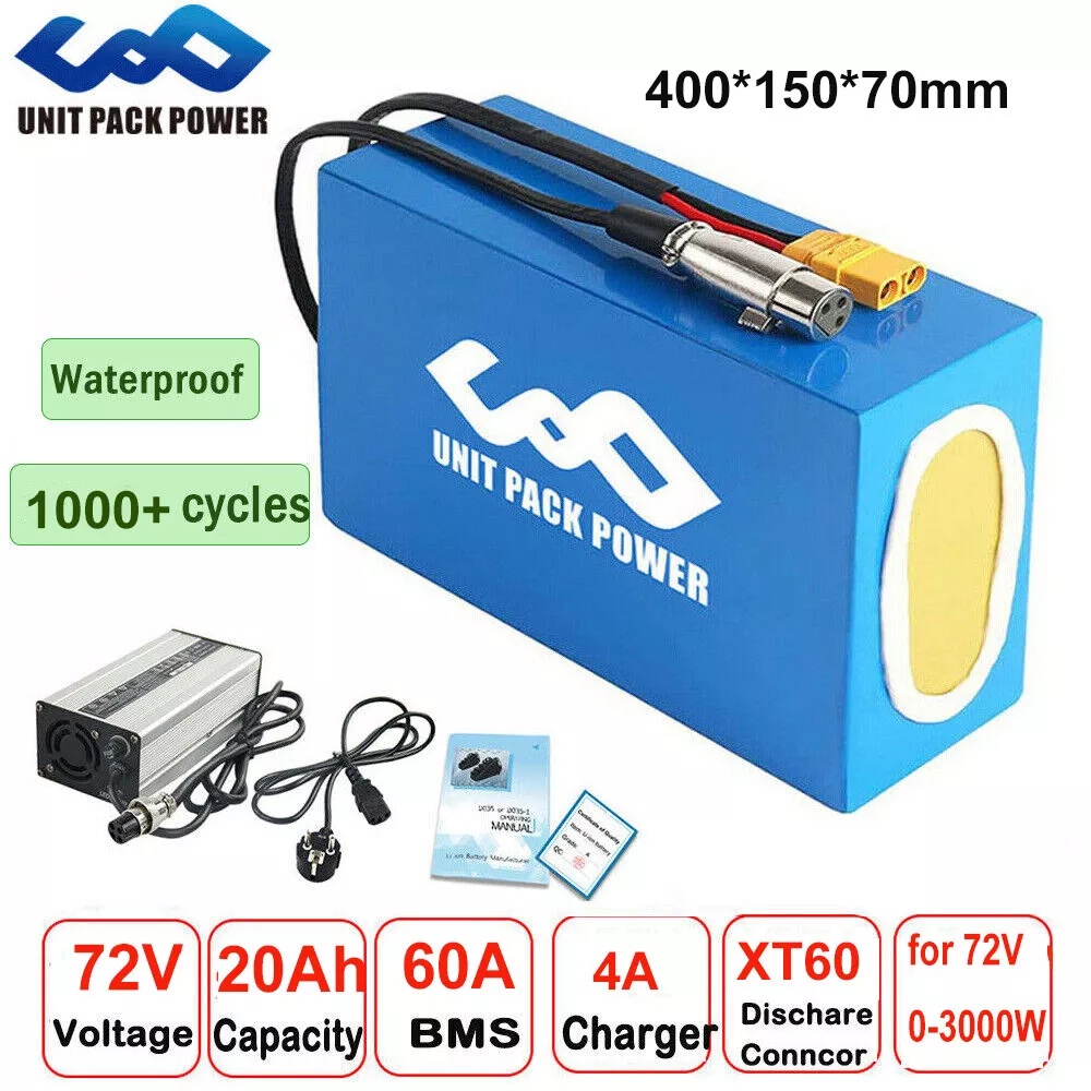 Аккумуляторная батарея для эле – обзор и цена Electric Bicycle Battery 72V 30Ah